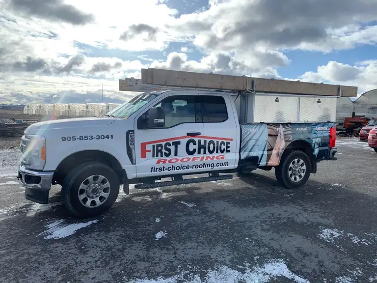 A First Choice Roofing project in the Newmarket area